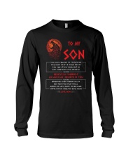 Viking Mom Son Brains In Your Head Long Sleeve Tee thumbnail