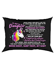 Never Forget How Much Rectangular Pillowcase front
