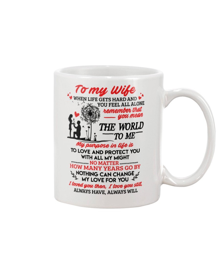 When Life Gets Hard And You Feel All Alone Family Mug