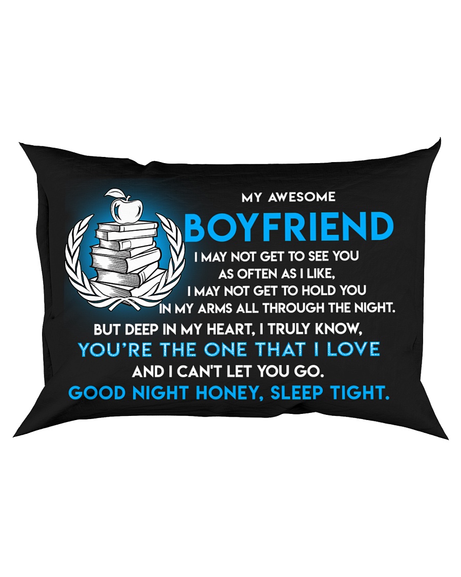 Teacher Boyfriend Good Night Sleep Tight Pillow Rectangular Pillowcase