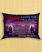 Baby I Love You Enough To Fight For You Family Rectangular Pillowcase aos-pillow-rectangle-front-lifestyle-6