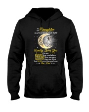 English setter Daughter Dad Daddy Loves You Hooded Sweatshirt thumbnail