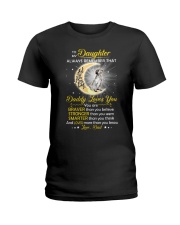 English setter Daughter Dad Daddy Loves You Ladies T-Shirt thumbnail