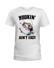 Hookin' Easy Fishing Ladies T-Shirt thumbnail