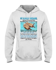 Faithful Partner True Love Husband Otter Hooded Sweatshirt thumbnail