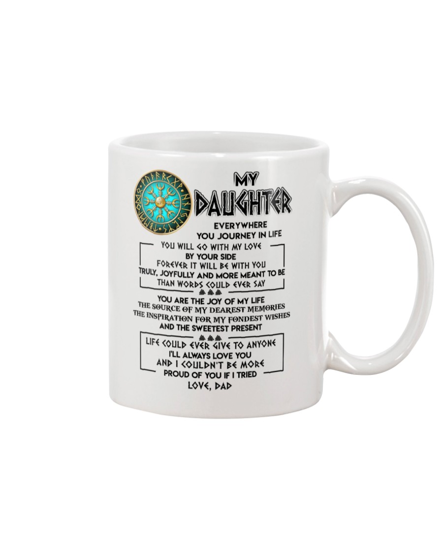 By Your Side Daughter Viking Mug