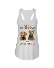 Put The Coffee Down Come Feed Us Dog Ladies Flowy Tank thumbnail