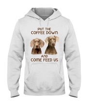 Put The Coffee Down Come Feed Us Dog Hooded Sweatshirt thumbnail