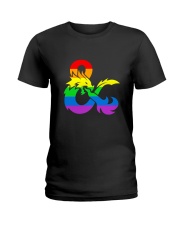 DnD Rainbow LGBT Pride Ladies T-Shirt thumbnail