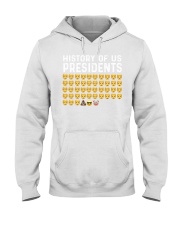 History Of US Presidents T Shirt Pro Trump Joe Biden Clown Emoji Hooded Sweatshirt tile