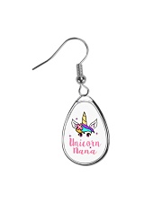 Unicorn Nana tshirt Teardrop Earrings thumbnail