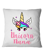 Unicorn Nana tshirt Square Pillowcase thumbnail