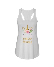 Cute Unicorn Mom Shirt Mom of the Birthday Girl Ladies Flowy Tank thumbnail