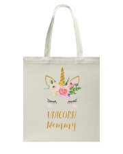 Cute Unicorn Mom Shirt Mom of the Birthday Girl Tote Bag thumbnail