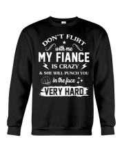 My Fiance Will Punch You In The Face Crewneck Sweatshirt thumbnail