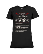 5 Things About My Fiance Premium Fit Ladies Tee thumbnail