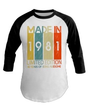 AweSome 1981 Baseball Tee tile