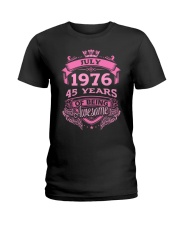 Awesome 1976 July Ladies T-Shirt tile