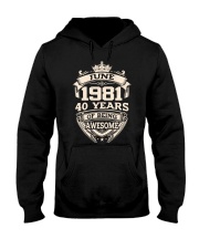 Awesome 1981 June Hooded Sweatshirt tile
