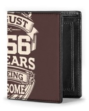 AweSome 1956 august Men's Leather Wallet tile