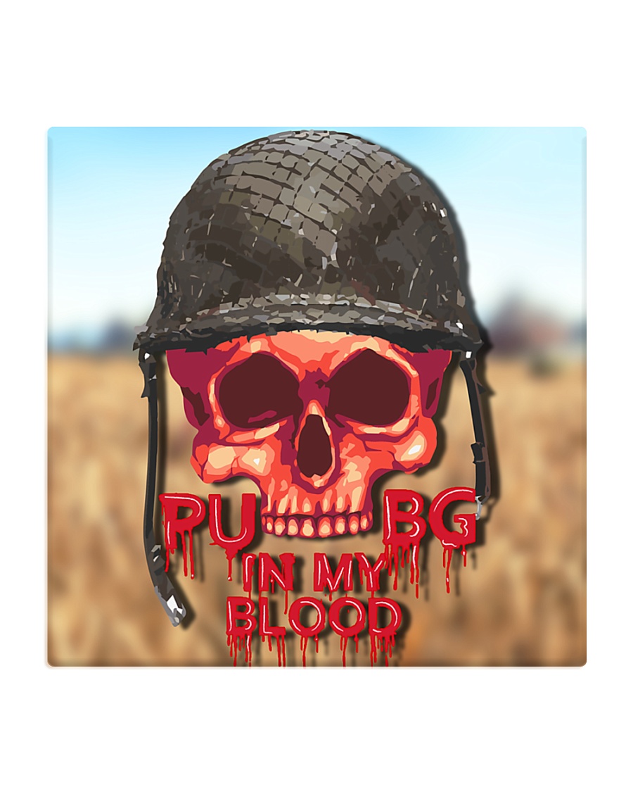 PUBG IN MY Blood Square Coaster