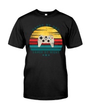 Dad By Day Gamer By Night Classic T-Shirt front