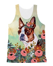 Boston Terrier Tee All-over Unisex Tank thumbnail