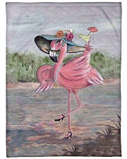 Perfect T shirt for Flamingo lovers Large Fleece Blanket - 60" x 80" thumbnail
