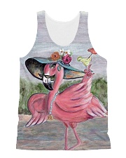 Perfect T shirt for Flamingo lovers All-over Unisex Tank thumbnail