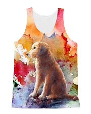 Perfect T shirt for Golden Retriever lovers All-over Unisex Tank thumbnail
