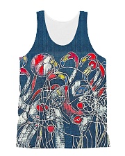 Perfect T shirt for Flamingo lovers All-over Unisex Tank thumbnail