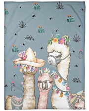 Perfect T shirt for Llama and Alpaca lovers Large Fleece Blanket - 60" x 80" thumbnail