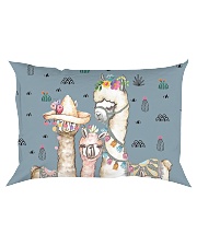Perfect T shirt for Llama and Alpaca lovers Rectangular Pillowcase thumbnail
