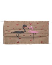 Perfect T shirt for Flamingo lovers Cloth face mask thumbnail