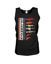 Celebrate Diversity Different Gun T-Shirt Unisex Tank thumbnail