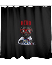 Pug Superhero Shower Curtain thumbnail