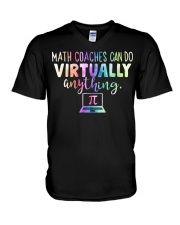 Math Coaches - Virtually Anything V-Neck T-Shirt tile