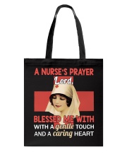 Nurse - Prayer - Blessed Me With A Gentle Touch Tote Bag tile