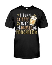 Music Teacher - Coffee Classic T-Shirt front