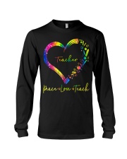 Teacher - Peace - Love - Teach Long Sleeve Tee tile
