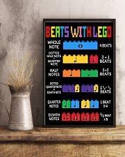 Music Poster - Beats With Lego - Back To School 11x17 Poster lifestyle-poster-3