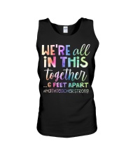 Math Teacher - All In This Together - 6 Feet Apart Unisex Tank tile