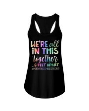 Math Teacher - All In This Together - 6 Feet Apart Ladies Flowy Tank tile