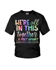 Math Teacher - All In This Together - 6 Feet Apart Youth T-Shirt tile