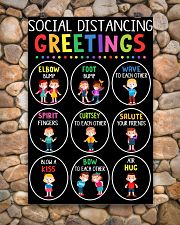 Classroom Poster - Social Distancing Greetings 24x36 Poster poster-portrait-24x36-lifestyle-15