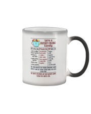 Family Poster - We's A Bucket Filling Family Color Changing Mug tile