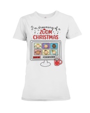 Teacher Dream Of A Zoom Christmas - Christmas Day Premium Fit Ladies Tee tile
