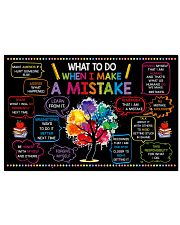 Classroom Poster - When I Make A Mistake 24x16 Poster front
