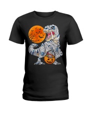 Dinosaur Halloween - Trick Or Treat - Halloween Ladies T-Shirt tile