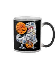 Dinosaur Halloween - Trick Or Treat - Halloween Color Changing Mug tile